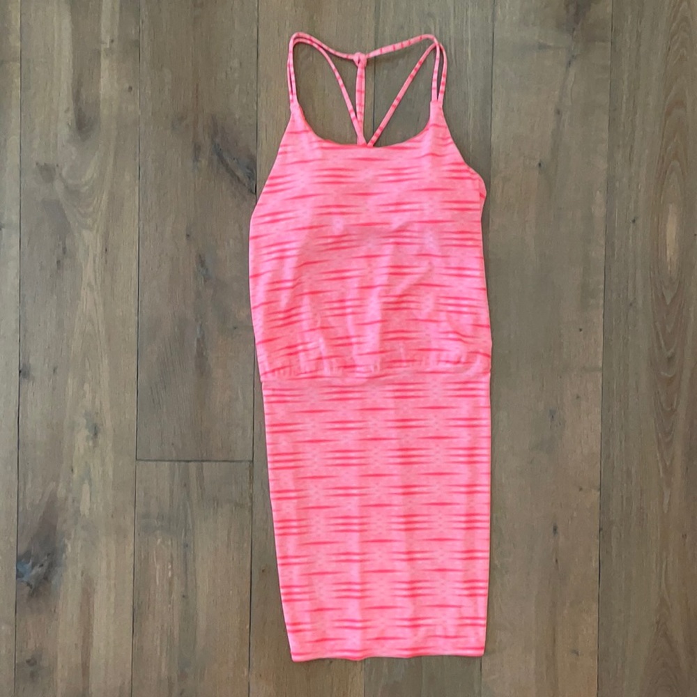 Athleta Coral Summer Dress- size Small